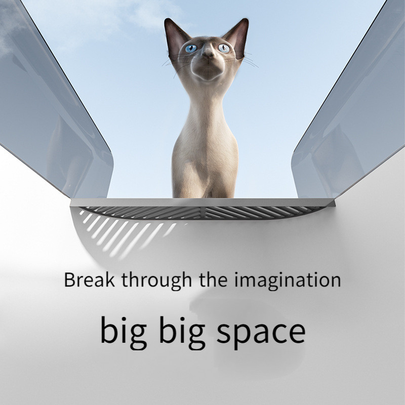 Poluzatvorena velika kutija s pijeskom Otporan na prskanje Mačji WC Potrepštine za mačke Noćna posuda za mačke Zatvoreni pješčanik za pješčanik za mačje domaće mačke