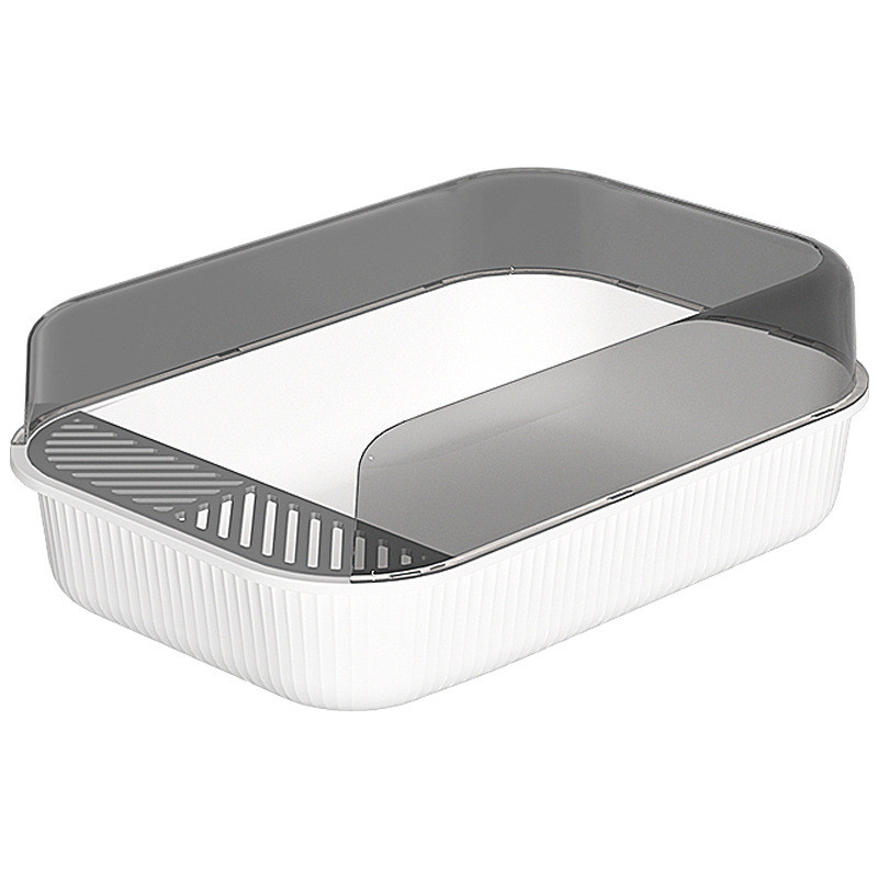 Poluzatvorena velika kutija s pijeskom Otporan na prskanje Mačji WC Potrepštine za mačke Noćna posuda za mačke Zatvoreni pješčanik za pješčanik za mačje domaće mačke