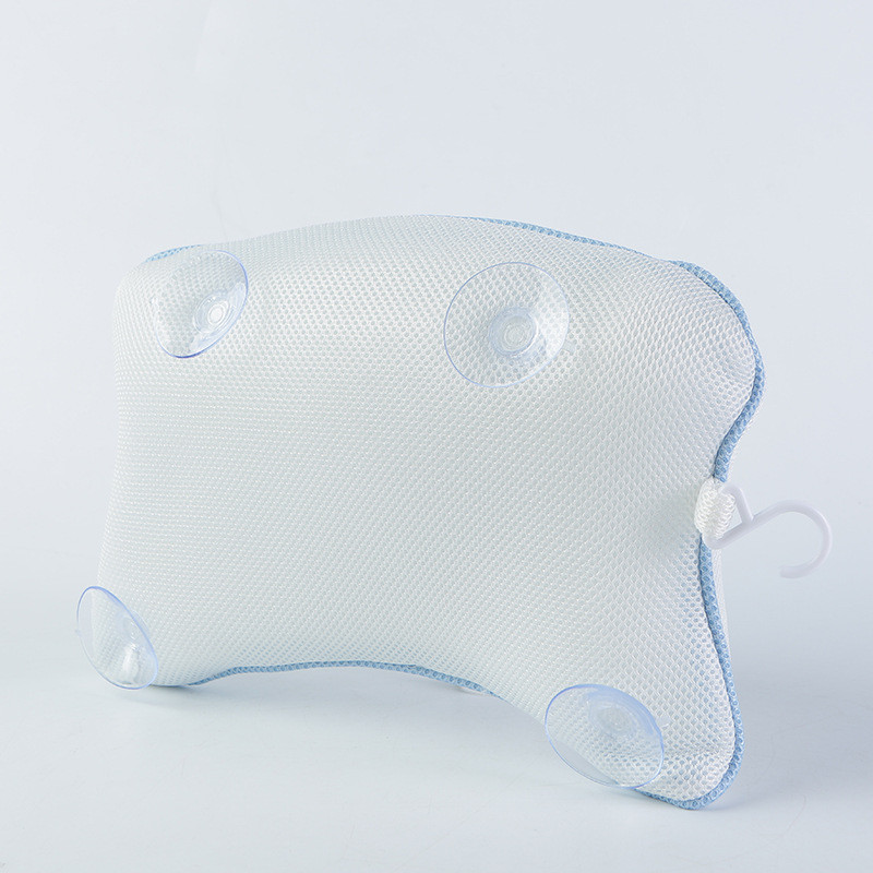 3D tīklveida jūras zvaigzne vannas spilvens 4 piesūcekņi biezināšana mājas vannas istabai neslīdošs vannas spilvens viesnīcas spa masāžas spilvens vannas spilvens