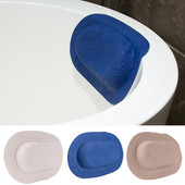 Jastuk za kadu Spužva Jastuk za opuštanje Spa kadu Usisni tuš Naslon za glavu Jastuk za vrat, bijeli