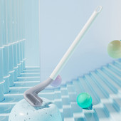 Besplatna WC četka s kukama Golf stil WC četka s dugom ručkom Svesmjerna četka za čišćenje Nova WC četka jednostavna za korištenje