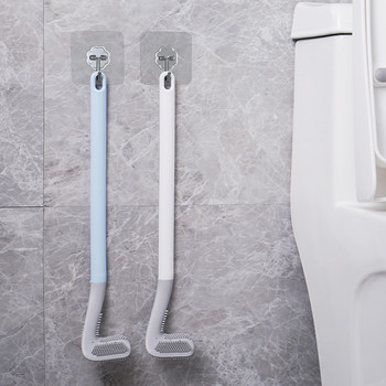 Δωρεάν βούρτσα τουαλέτας με γάντζους Βούρτσα τουαλέτας στυλ γκολφ Βούρτσα καθαρισμού με μακριά λαβή πανκατευθυντική Νέα εύχρηστη βούρτσα τουαλέτας