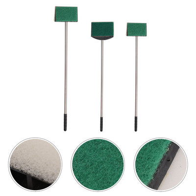 Čišćenje akvarija Čistač spremnika Četka Strugač za alge Spužva Alati Ribalice Četke Alat Aquascaping Teleskopske kutne strugalice