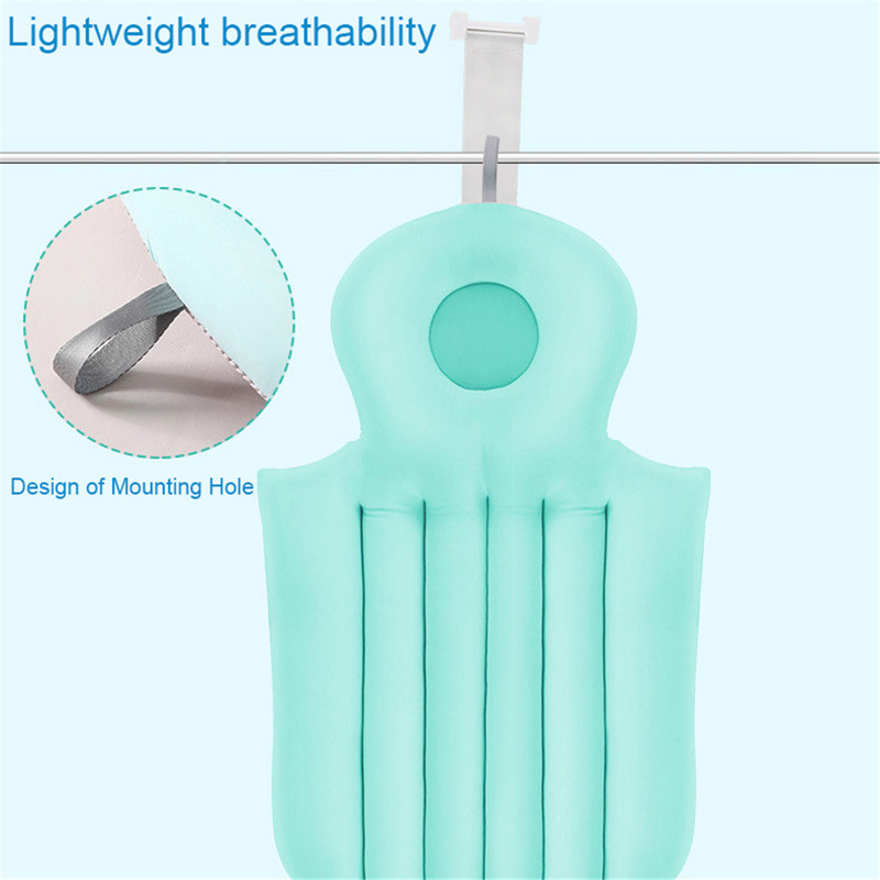 Pieaugušajiem saliekams vannas spilvens SPA galvas balsta spilvens zīdaiņu peldēšanas paliktnis Vannas gulta Neslīdoša kakla mugura Relax In Vannas spilvens