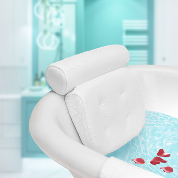 Μαξιλάρι μπάνιου SPA με βεντούζες Στήριγμα λαιμού και πλάτης Αντιολισθητικό μαξιλάρι μπάνιου Μαξιλάρι μπάνιου Προμήθειες μπάνιου μπανιέρας