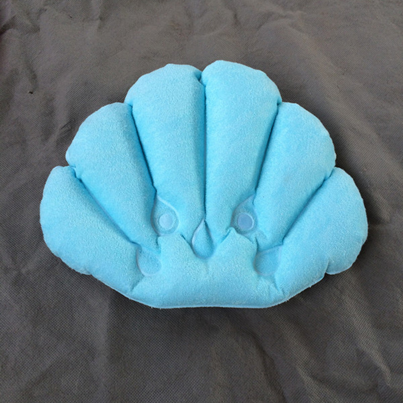 Spilvens Vanna Spa vanna Piepūšamais spilvens Vanna Neckergonomic galvas balsts Piesūcekņi Spilveni Apvalks Vannas istabas Duša Ūdensizturīgs Nav