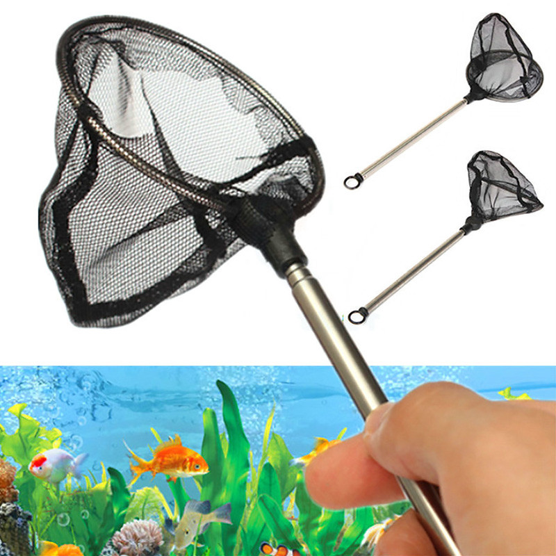 Uvlačiva 3D mreža za hvatanje račića Akvarij za hvatanje račića Čišćenje Prijenosna mreža za ribu Duga ručka Četvrtasti pribor Alat