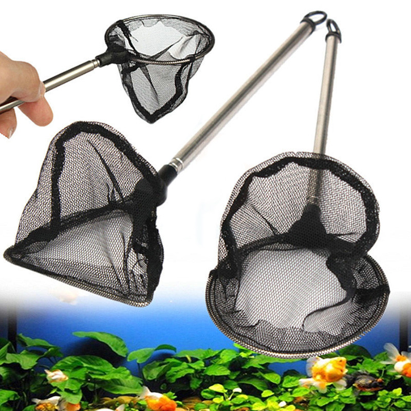 Uvlačiva 3D mreža za hvatanje račića Akvarij za hvatanje račića Čišćenje Prijenosna mreža za ribu Duga ručka Četvrtasti pribor Alat