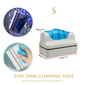 Male magnetske četke za akvarijske ribice Plutajući čisti stakleni prozor Strugač za alge Četka za čišćenje Pribor za akvarij