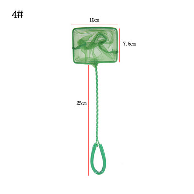 Prijenosna mreža za ribu, četvrtasti dodaci za akvarij s dugom ručkom, mreža za podlijetanje akvarija za ribu, akvarij za ribolov