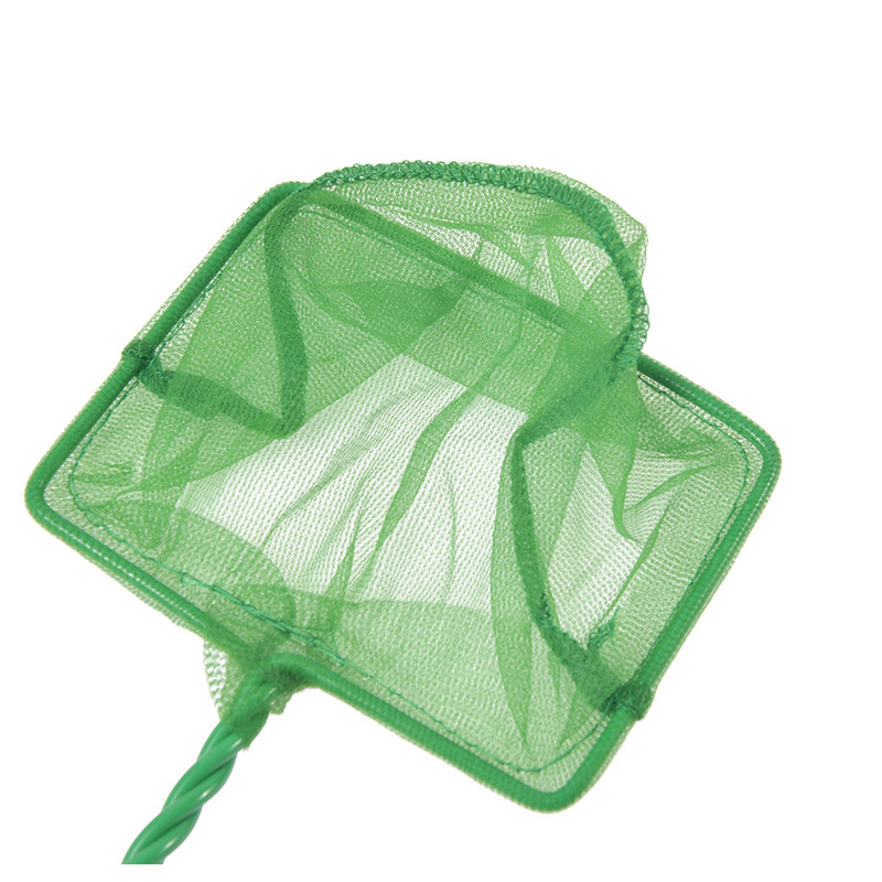 Prijenosna mreža za ribu, četvrtasti dodaci za akvarij s dugom ručkom, mreža za podlijetanje akvarija za ribu, akvarij za ribolov