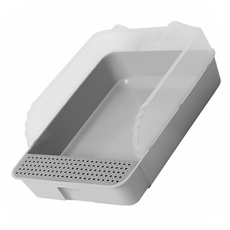 Pakaiši kaķu kaste tualete podiņš kaķēnu paliktnis daļēji slēgts zaķim noņemams dresētājs Slēgts trušu pārnēsājamas gultas kastes bez