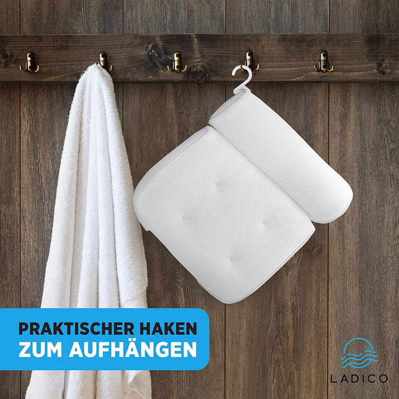 Jastuk za spa kadu Potpora za vrat i leđa Jastuk za naslon za glavu Podebljani za kućnu hidromasažnu kadu Kupaonski jastuk Dodaci za opuštanje glave