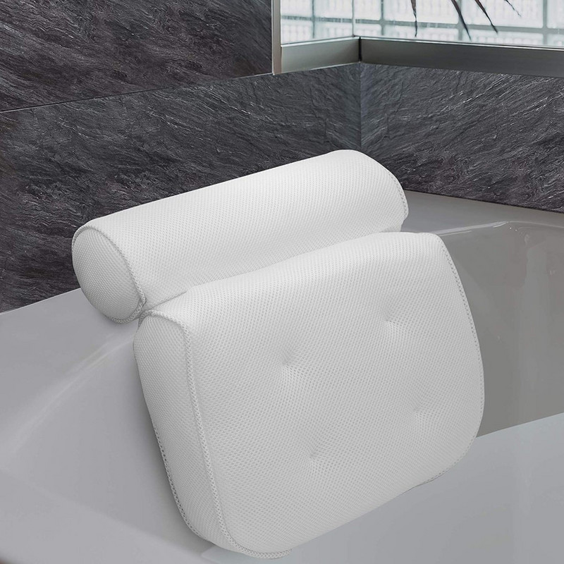 Jastuk za spa kadu Potpora za vrat i leđa Jastuk za naslon za glavu Podebljani za kućnu hidromasažnu kadu Kupaonski jastuk Dodaci za opuštanje glave