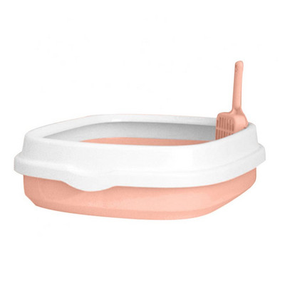 Mājas kaķu kaķēnu pakaišu kastes futrālis Paplāte Lāpsta Pretšļakatām mājas smilšu kaste