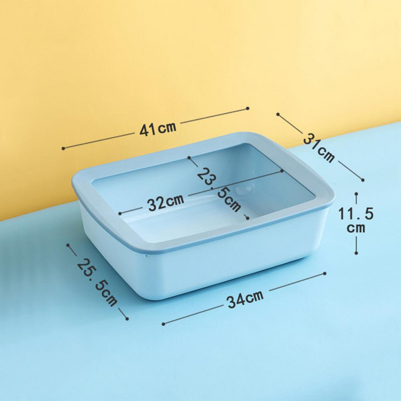 Otporna na prljavštinu, izdržljiva kutija s pijeskom za mačke, ekološki prihvatljiva noćna posuda za mačke, otporna na prskanje vode za svakodnevnu upotrebu
