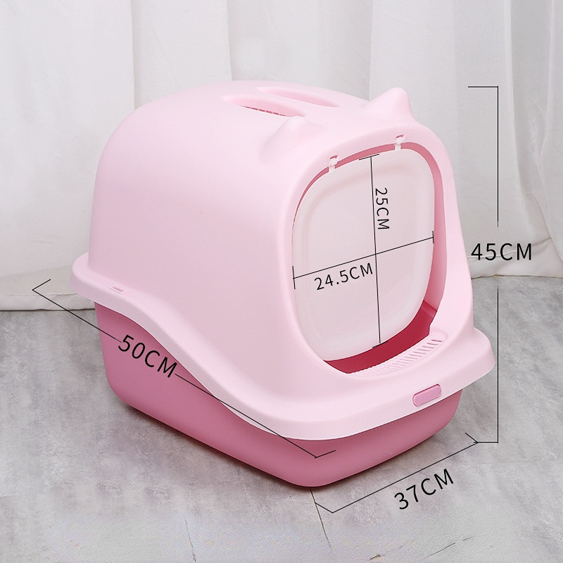 2022. Novi pribor za kućne ljubimce Potrepštine za mačke Zatvoreni veliki mačji WC Ulaz Kući Kutija s pijeskom za mačke Potpuno zatvorena Kutija za mačke Dodaci
