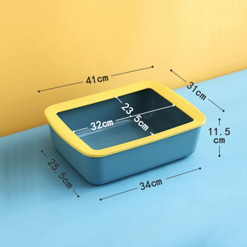 Kaķu pakaišu tualete, izturīga, ērta, videi draudzīga kaķu pakaišu kastīte mājām