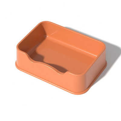 Pilnībā atvērts liels kaķu pakaišu baseins kvadrātveida šļakatām izturīgs daļēji slēgts kaķu pakaišu baseins kaķu tīra kaķu tualete