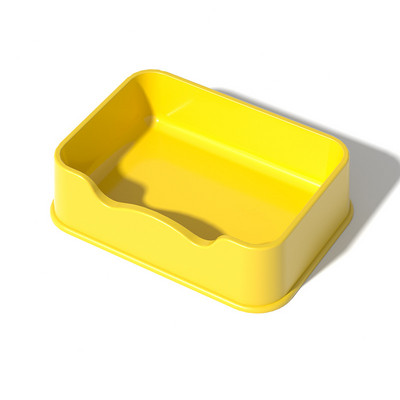 Pilnībā atvērts liels kaķu pakaišu baseins kvadrātveida šļakatām izturīgs daļēji slēgts kaķu pakaišu baseins kaķu tīra kaķu tualete