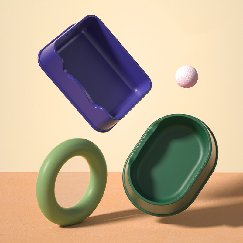 Pilnībā atvērts liels kaķu pakaišu baseins kvadrātveida šļakatām izturīgs daļēji slēgts kaķu pakaišu baseins kaķu tīra kaķu tualete