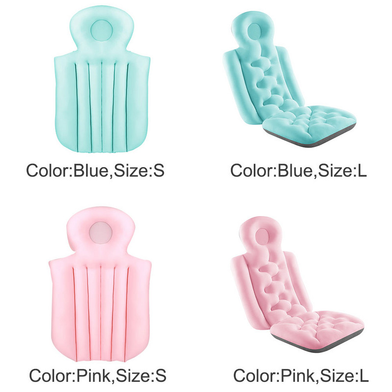 Jastuk za kadu Ergonomski za glavu Višenamjenska potpora za leđa Jastuk za kadu Kupaonica Mekana ramena Neklizajući Spa Cijelo tijelo