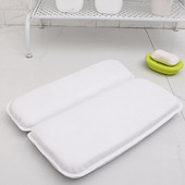 SPA Jastuk za kadu Mekani 2 panela za rame Neklizajući usisni jastuk za kupaonski naslon za glavu