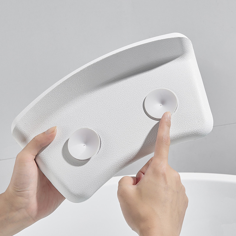 Home Comfort vannas galvas balsts ar piesūcekni Neslīdošs ūdensizturīgs SPA vannas spilvens kaklam balts pelēks melns vannas piederumi