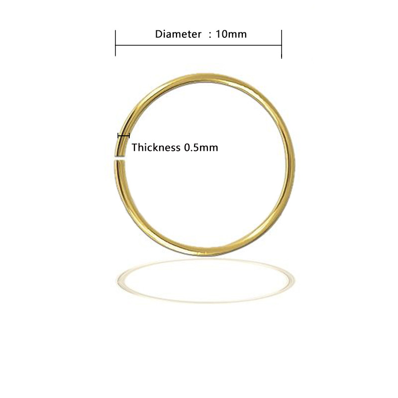 20gab Sudraba krāsas deguna gredzena stīpa - 24 gabarīta cieši pieguļoša deguna stīpa plānas deguna pīrsingu stīpas - deguna pīrsingu gredzenu komplekts