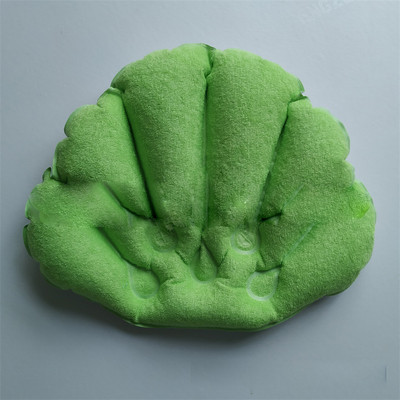 PVC ventilatora formas piepūšamais vannas spilvens, dvieļu audums galvas balsta spilvens, piepūšamais spilvens, izturīgs vannas istabas komplekts mājām un komfortam