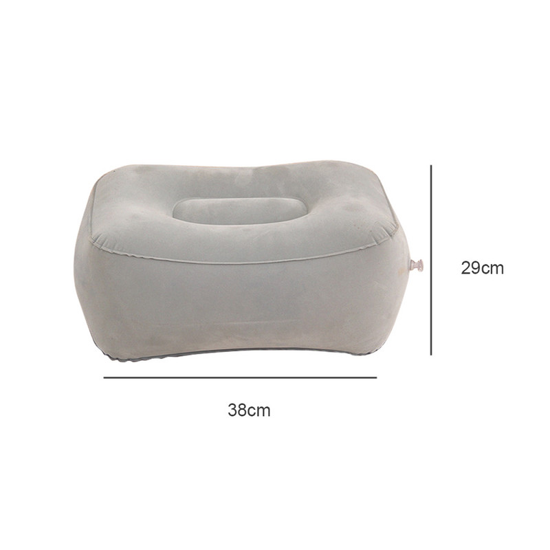 Jalatoe padi täispuhutav padi kõrge padi flokeeriv PVC jalapadi laua all õues reisimiseks