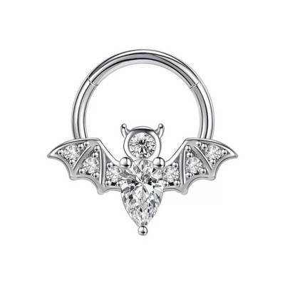 Bee Prsten za piercing nosa Prsten za piercing nosne pregrade Titanijski čelik Nariz piercing ušne hrskavice Tragus Goth piercing Nez Opal Bee