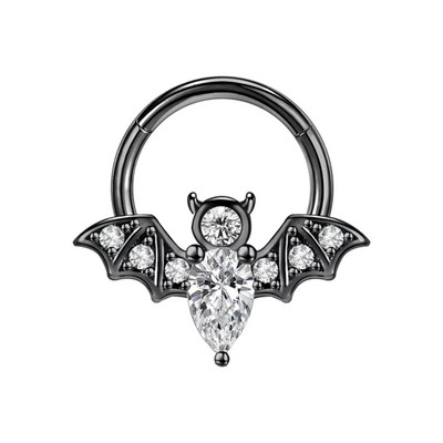 Bee Prsten za piercing nosa Prsten za piercing nosne pregrade Titanijski čelik Nariz piercing ušne hrskavice Tragus Goth piercing Nez Opal Bee