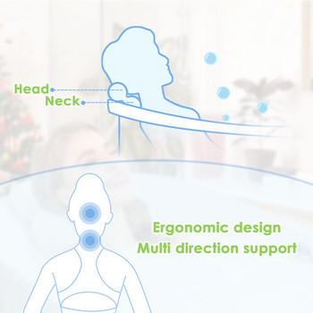 Мека 3D SPA нехлъзгаща се възглавница за баня с вендузи Поддръжка на гърба на вана за врат Облегалка за глава Възглавници Възглавници Консумативи за баня Удебелени