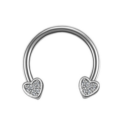 16 G tauriņš, pakavs, deguna gredzeni