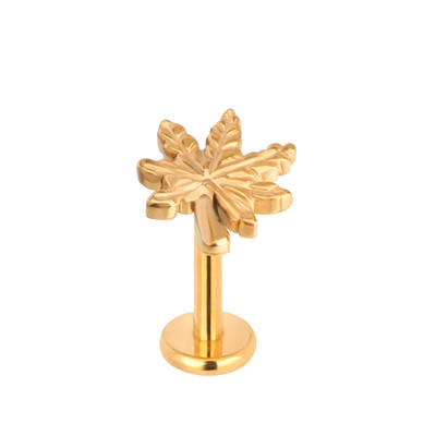 ASTM F136 Titanium BUŠILICA ZA UŠI Javorov list Kornjača Pčela Galeb Nitovi za uho Labret Naušnica za usne Hrskavica NAUŠNICA Nakit za piercing