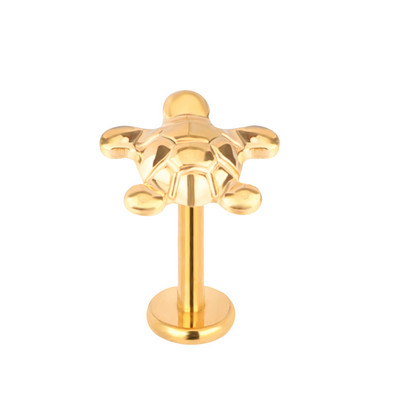 ASTM F136 Titanium BUŠILICA ZA UŠI Javorov list Kornjača Pčela Galeb Nitovi za uho Labret Naušnica za usne Hrskavica NAUŠNICA Nakit za piercing