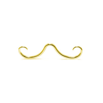 Septum Mustache Ring Body Piercing Jewelry for Women Men 14G 316L Surgical Steel Stud