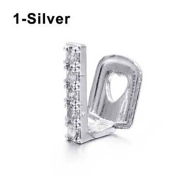 Nakit Gangsta Party Smiješni nakit Rhinestone Hip Hop Teeth Grillz Pojedinačne kopče Grillz Kapice za zube Gornji i donji Grillz