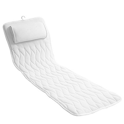 Protuklizna prostirka za kadu s vakuumskim čašicama Vreća za rublje Jastuk za kupanje SPA Jastuk za udobnost cijelog tijela