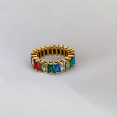 High End AAA Zirconia Pave Rings για Γυναικεία Δαχτυλίδια από ανοξείδωτο ατσάλι για γυναίκες