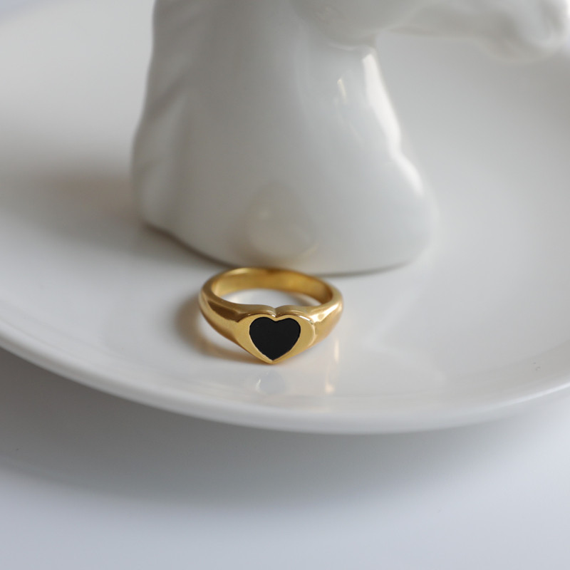 „Joolim“ aukščiausios klasės PVD dengtas korpusas širdies nerūdijančio plieno žiedai 2021 m. madingi papuošalai