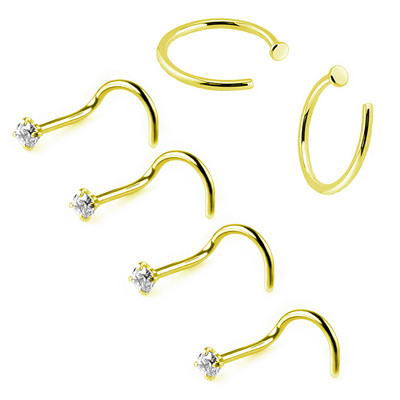 Vairāku stilu nerūsējošais tērauds, seksīgs kubisks cirkons.