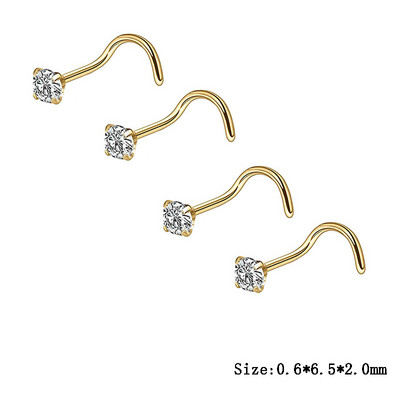 Vairāku stilu nerūsējošais tērauds, seksīgs kubisks cirkons.