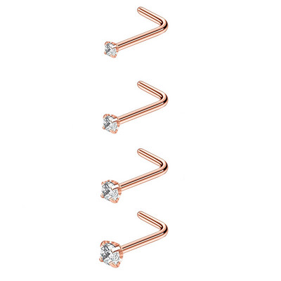 Vairāku stilu nerūsējošais tērauds, seksīgs kubisks cirkons.