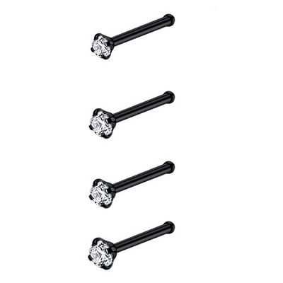 Vairāku stilu nerūsējošais tērauds, seksīgs kubisks cirkons.