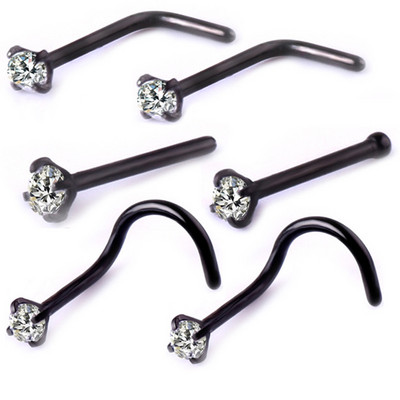 Vairāku stilu nerūsējošais tērauds, seksīgs kubisks cirkons.