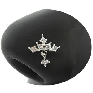 Nakit za piercing u nosu Ženske karike za nos od nehrđajućeg čelika Nakit za viseći nos s dragim kamenjem L zavojnice za nos Nakit za tijelo