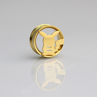 2PC 8-20mm zlatni ekspanderi za uši Nakit za piercing tijela Nakit za tijelo od 316L kirurškog čelika Mjerači za tunele za uho Tuneli za čepiće