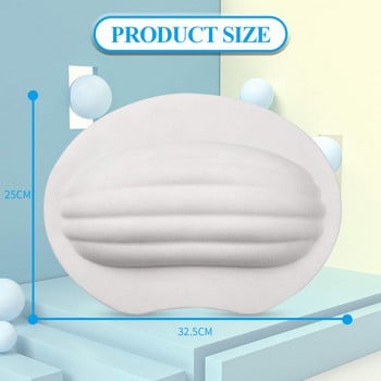 Проста, практична възглавница за вана, вана, вана, облегалка за глава, вендуза, водоустойчива спа възглавница за баня, консумативи за вана за домашна баня